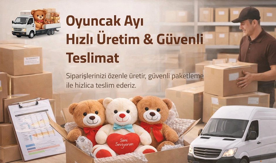 Oyuncak Ayı Hızlı Üretim & Güvenli Teslimat